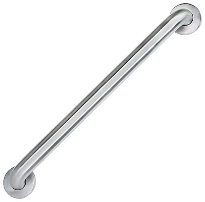 Boston Harbor SG01-01&0124 Straight Tub Safety Grab Bar, Stainless Steel, 24 In.