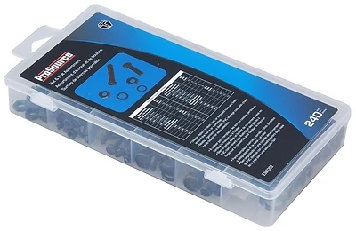 61466 Black Metric Nut And Bolt Assortment - 240 Pieces
