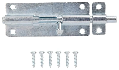 Prosource 20487ZCB-PS Barrel Bolt, Zinc-Plated Steel, 5 In.