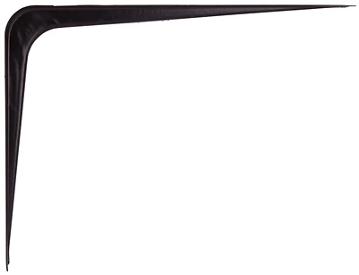 1733211 Black Shelf Bracket, 8 X 10 Inches, Steel Construction