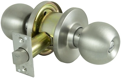 ProSource C361BV-PS Privacy Door Knob, Steel, 2-3/8" - 2-3/4"