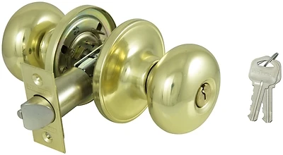 ProSource TF700V-PS Entry Knob, Stainless Steel, KW1, KA3 Keyway, 3 Grade