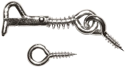 2-1/2 Inch Zinc Gate Hook And Eye For Safety And Security