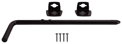 Cane Bolt Black Steel 12 Inch Length 1/2 Inch Diameter