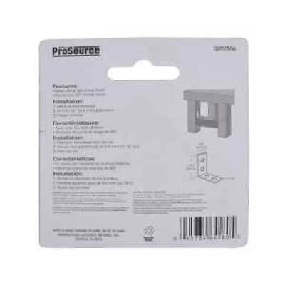 Corner Brace 1-1/2 In L X 1/2 In W Steel Bright Brass