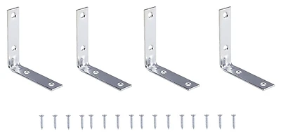 Corner Brace 2-1/2 In L X 5/8 In W Steel Zinc Plated