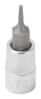 1/4 Inch Drive T6 Star Bit Socket - Model 55050023sd