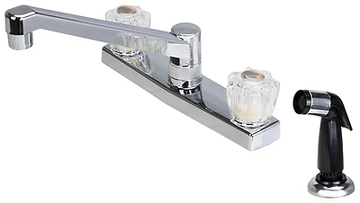 Boston Harbor PF8211A Kitchen Faucet, 2-Handle, Chrome, 8 In Centers