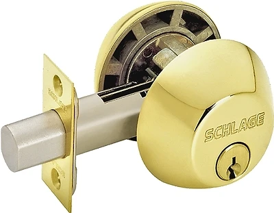 B62n605 2-cylinder Deadbolt K4 Bright Brass - Pack Of 4