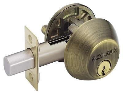 B60n609 1-cylinder Deadbolt K4 Antique Brass (pack Of 4)