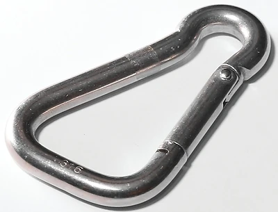 Baron S24502-1/4 Interlocking Spring Snap, Stainless Steel, 5/16 In
