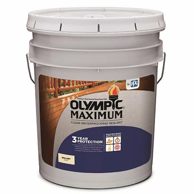 Maximum 5 Gallon Clear Exterior Waterproofing Sealant - Model 57500a-05
