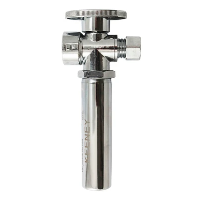 1/2 In. Fip X 3/8 In. Compression Brass Shut-off Valve With Water Hammer Arrestor