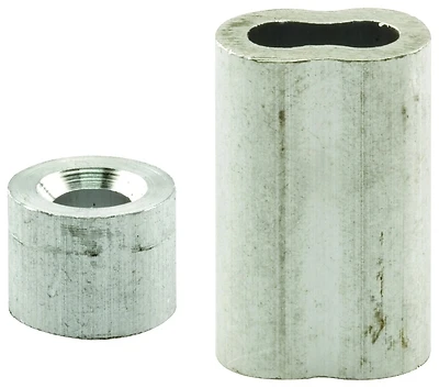 Prime-Line GD 12153 Cable Ferrule and Stop, 3/16 in Dia Dimensions, Aluminum