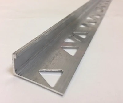 Building Products 1/2 In. X 8 Ft. Mill Aluminum L-shape Tile Edging
