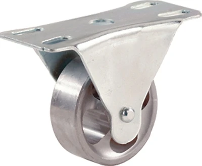 3 In. Heavy-duty Cast-iron Rigid Caster 250 Lb Load Capacity 1 Pk