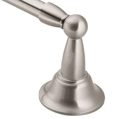Moen DN6818BN Sage Towel Bar, Brushed Nickel, 18 In.