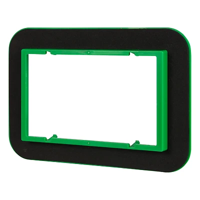 Draft Seal Kit 6 In. Rectangle Pvc Black/green 3-gang