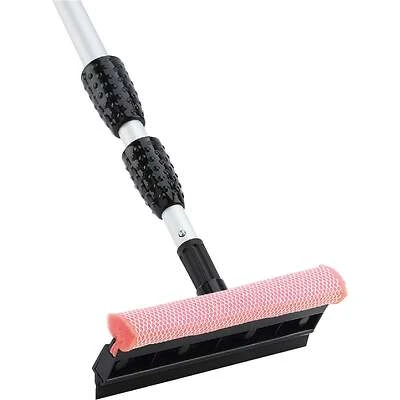 High Power 10 Inch Rubber Squeegee With Telescoping Handle