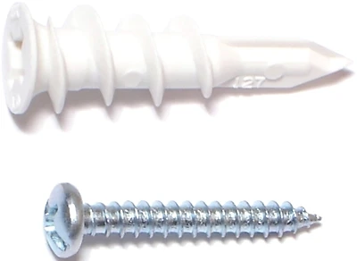 Midwest Fastener 23292 EZ Anchor #6 Plastic, 50 Lb, Pack Of 5