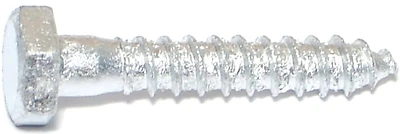 05556 Galvanized Hex Lag Screw, 1/4 X 1-1/2 In, Grade 2, 100 Pk