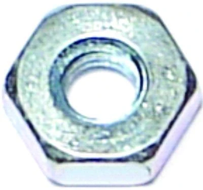 Zinc Hex Machine Nut 8-32 Thread - Model 03749