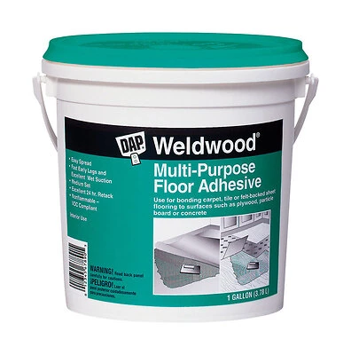 Dap 00142 Weldwood Floor Adhesive, Latex, 1 Gallon