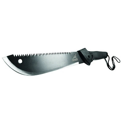 Gerber 31-000759 Gator Machete Jr, Dual Blade Saw & Knife, 18-3/4 In.
