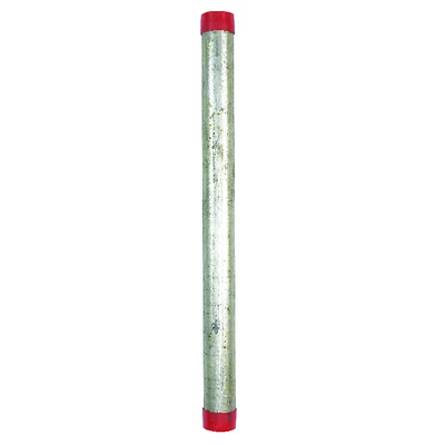 B & K Mueller 10818 Galvanized Pipe Nipple, 1-1/2 In. x 24 In.