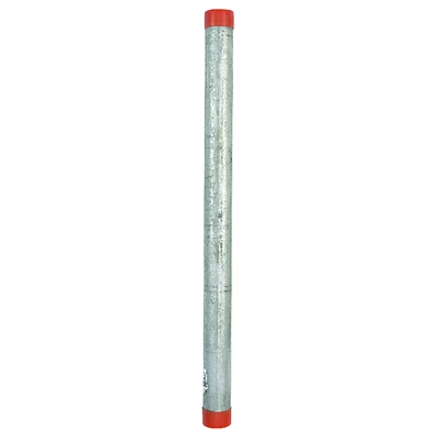 B & K Mueller 10718 Galvanized Pipe Nipple, 1-1/4 In. x 24 In.