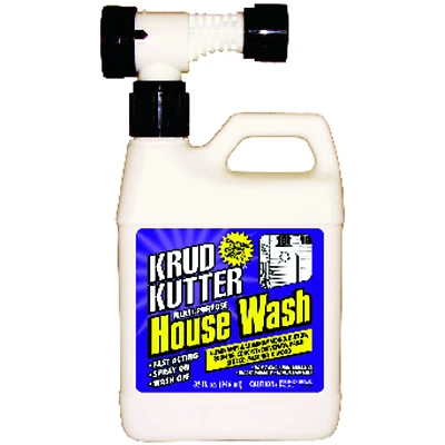 Krud Kutter HW32H4 House Wash, Concentrated, 32 Oz.