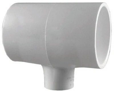 1-1/2 in. x 1-1/2 in. x 1 in. PVC Sch. 40 S x S x S Red Tee