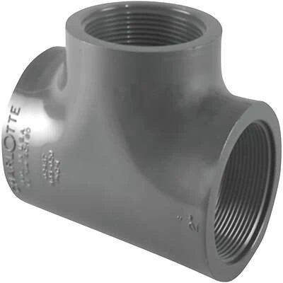 Charlotte Pipe 1/2-in dia PVC Sch 80 Tee