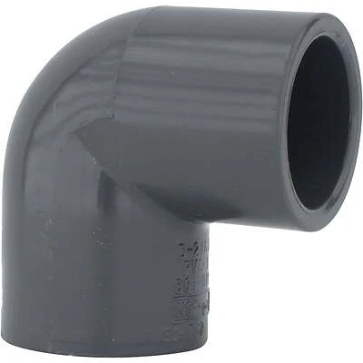 Schedule 80 PVC Slip x Slip 90-Degree Elbow, 1-1/2 In.