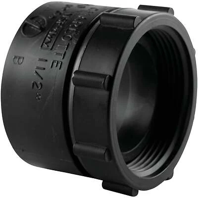 ABS/DWV Swivel Tray Plug Adapter With Washer, 1-1/2 In.