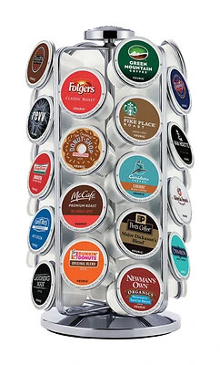 Keurig 5000199363 K-Cup Pod Carousel, Chrome, Holds 36 Pods
