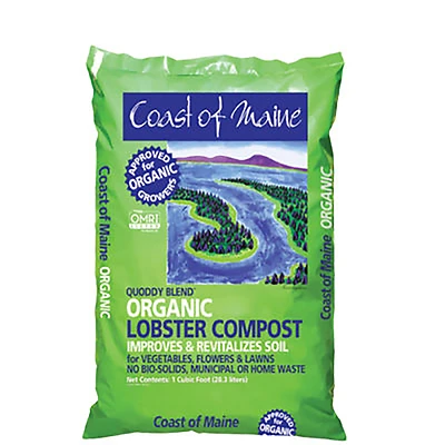 Coast of Maine QD1000 Lobster Compost, Quoddy Blend, 1 Cu. Ft.