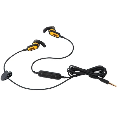 DeWalt 190 9032 DW2 Jobsite Earphones, Black, IPX6 Sealed