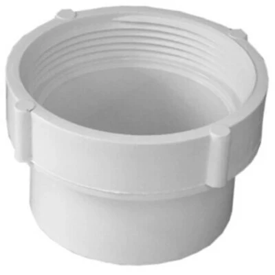 Polyvinyl Chloride Pipe Fitting Cleanout Body 3 Inch Spigot by Female Iron Pipe Thread