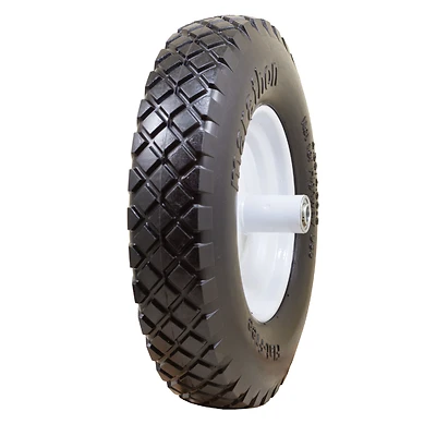 WHEELBARROW WHEEL FLT-FREE16IN
