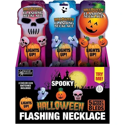 Halloween Spooky Necklaces, Assorted