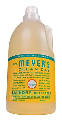Mrs. Meyer's 70112 Laundry Detergent, Honeysuckle Scent, 64 Oz Concentrate
