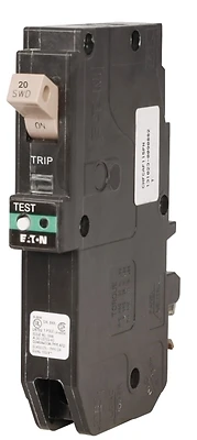 Single Pole AFCI Type CH Circuit Breaker, 20-Amp
