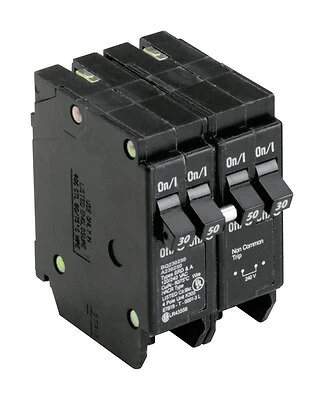 Circuit Breaker, Double Pole, 30 & 50-Amp