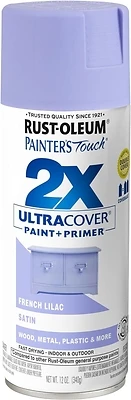 Painter's Touch 2X Spray Paint, Satin French Lilac, 12-oz.