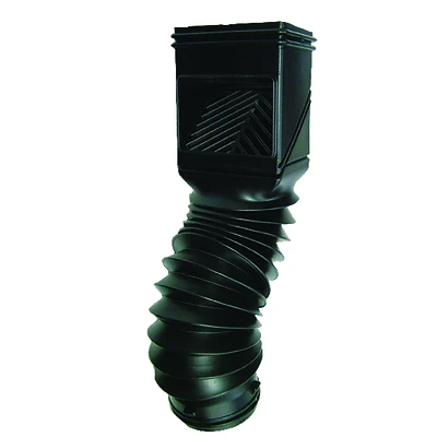Amerimax 4400 Downspout Filter Guard, Black PVC, 18-In.