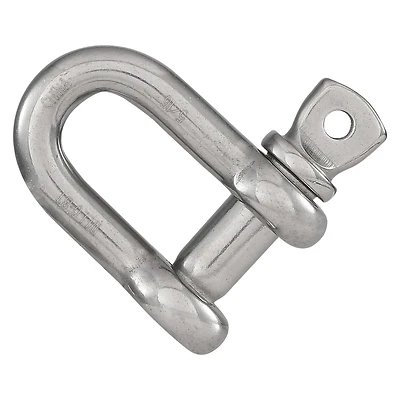 D Shackle, Stainless Steel, 5/16 In.