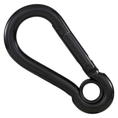 Interlocking Spring Snap, Black Steel, 5/16 In.