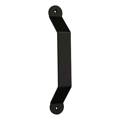 National Hardware N700-108 Charleston Sliding Door Pull, Steel, Matte Black, 10 In.