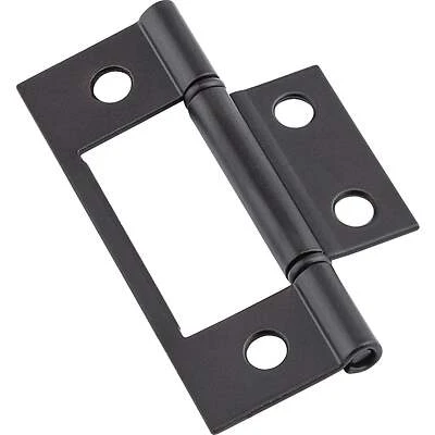 2-Pk. Hinges, Non-Mortis, Oil-Rubbed Bronze, 3 In.